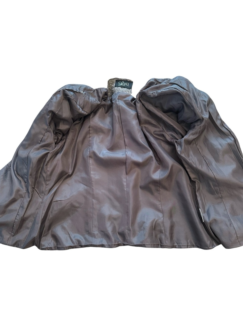 Luii Boucle Moto Jacket Gray size Large - Picture 7 of 14